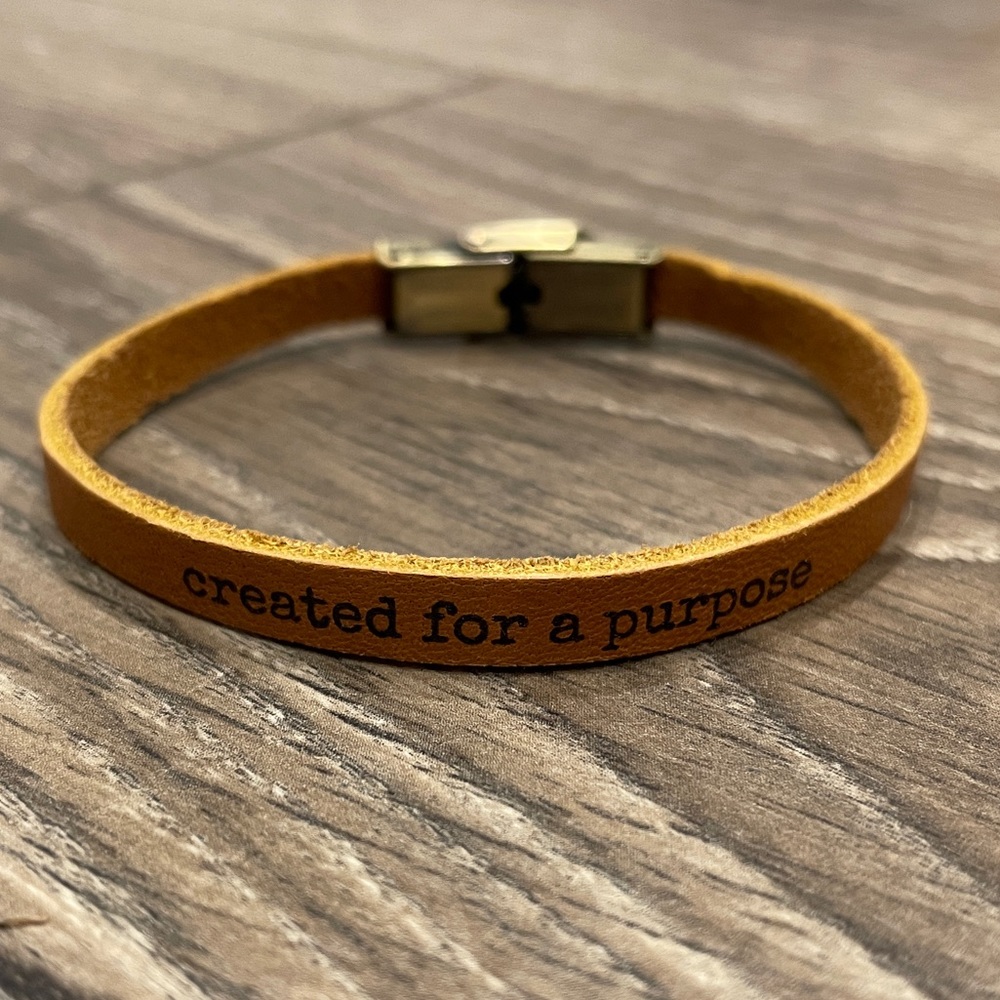 BOUTIQUE leather bracelet NWOT